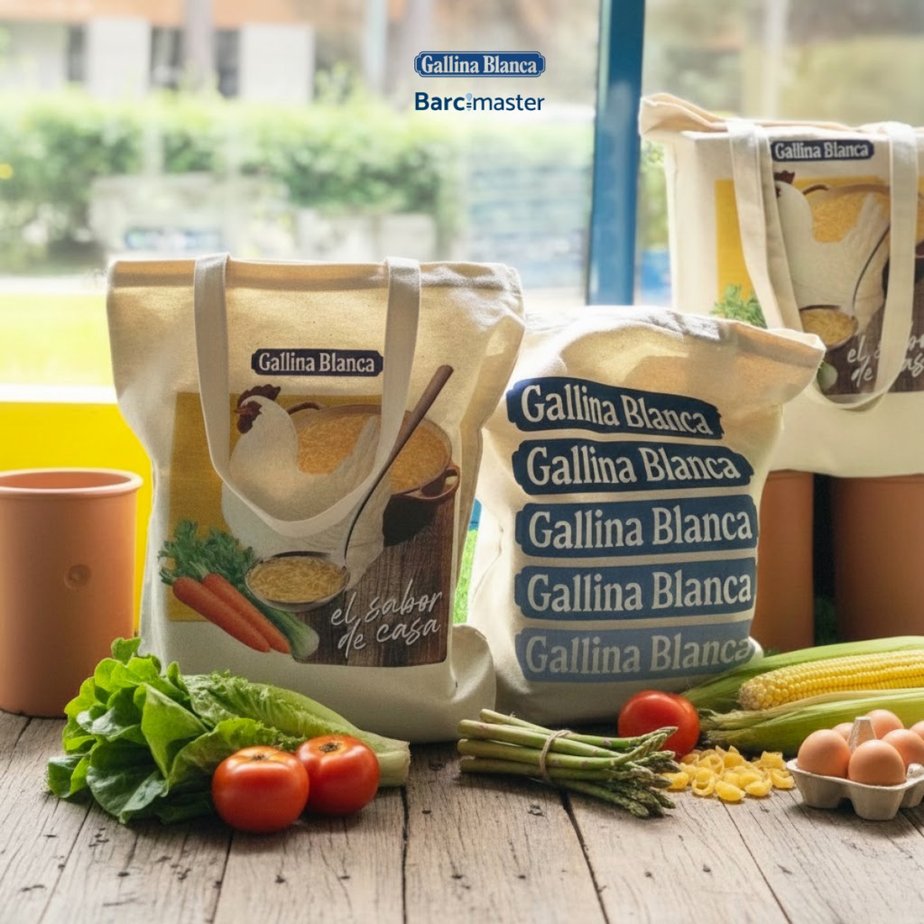 Tote bag de algodón con diseño a todo color integrado en ambas caras.