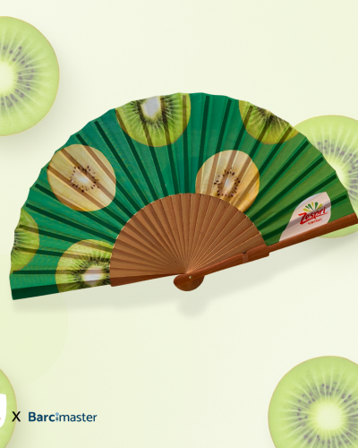 Abanico personalizado Zespri x Barcimaster
