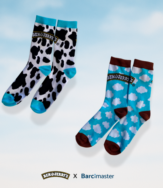 Calcetines personalizados B&J X BARCIMASTER